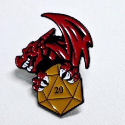 סיכת D20 DRAGON