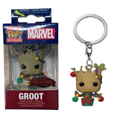 MARVEL – POP Pocket Keychain – Groot Holiday SPECIAL EDITION