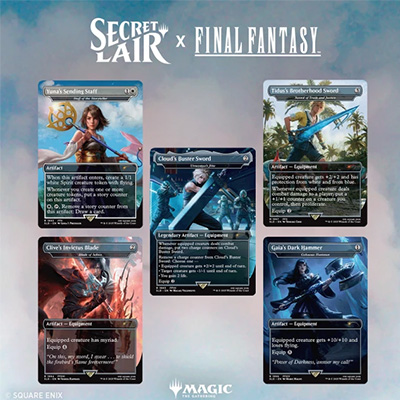 Secret Lair x FINAL FANTASY: Weapons EN Rainbow Foil