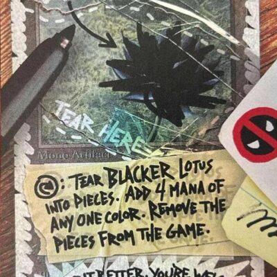 Blacker Lotus (Rainbow Foil) - Secret Lair Drop Series (SLD)