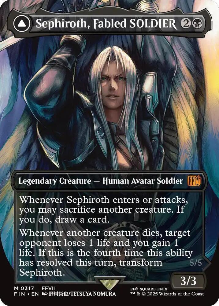 Sephiroth, Fabled SOLDIER // Sephiroth, One-Winged Angel – Final Fantasy (#317)